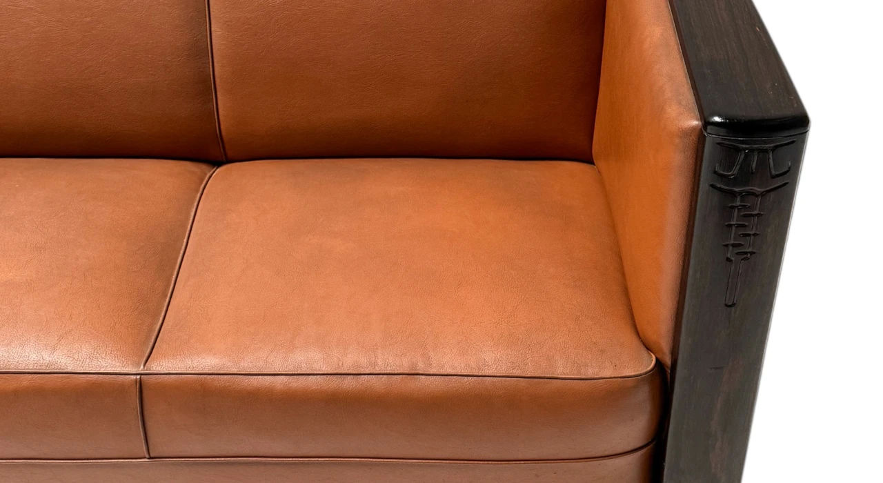 Art Deco Amsterdamse School Bench by Daniêl van Dorp for Gebroeders Reens